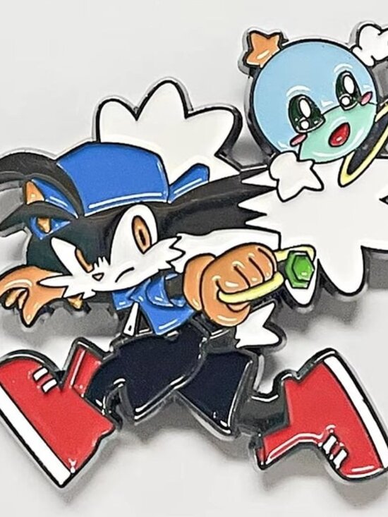 Jewelry - Klonoa & Huepow Enamel Pin – Classic Video Game Collectible Gift!